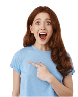 Excited Woman Pointing_mob