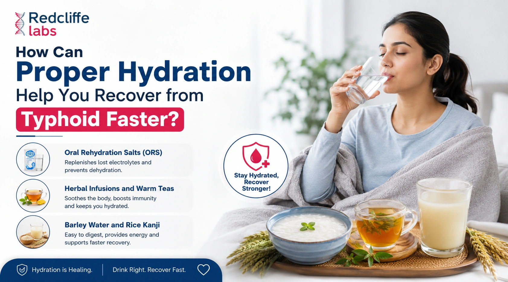 Hydration Help You Recover from typhoid