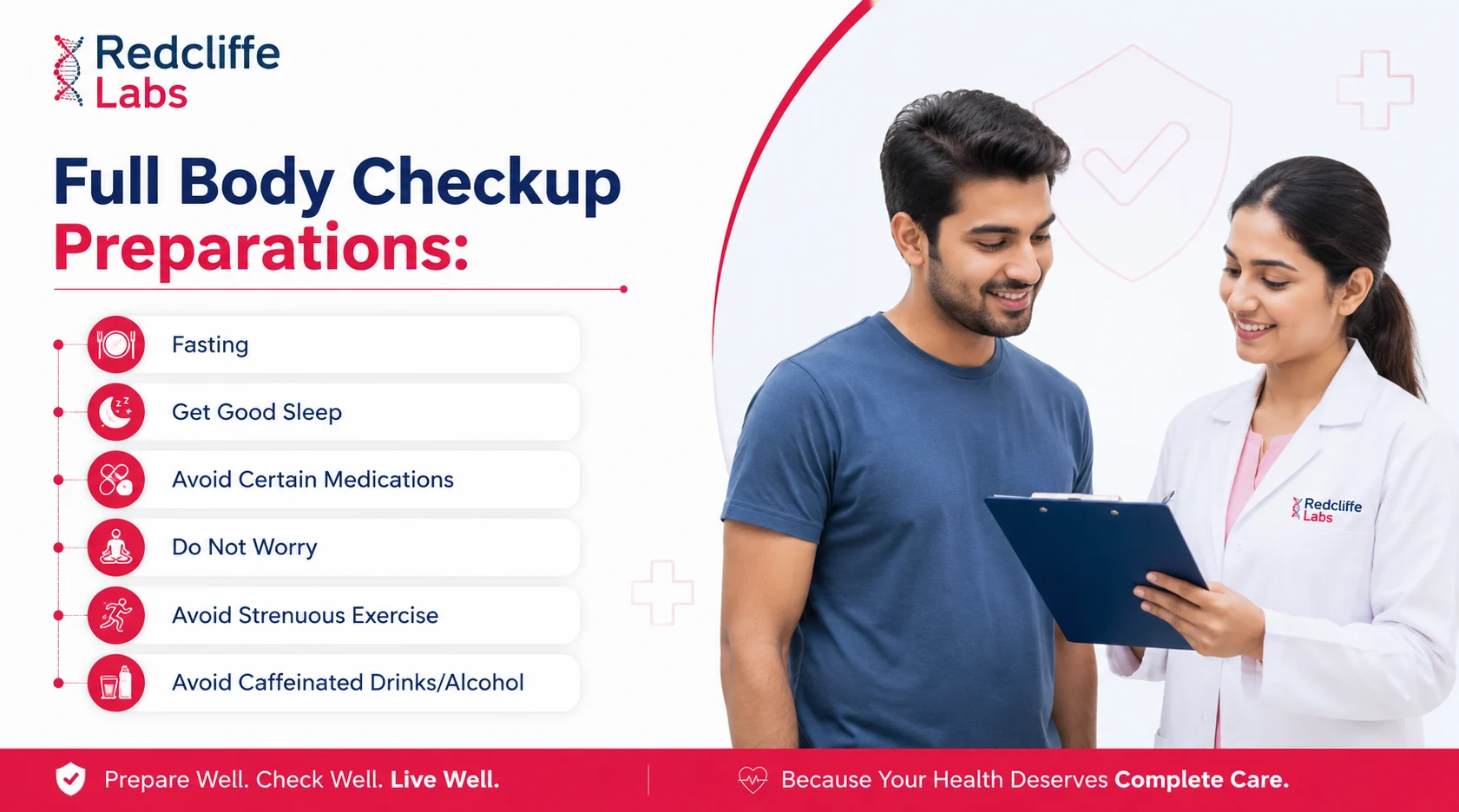 full body checkup preparation