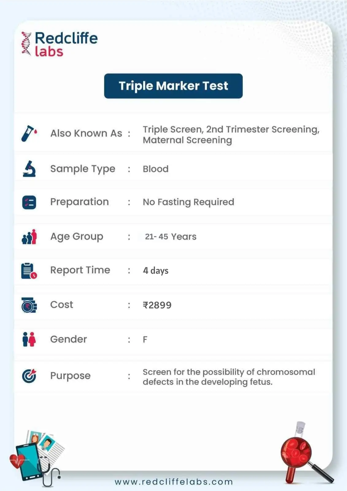 Triple Marker Test Details